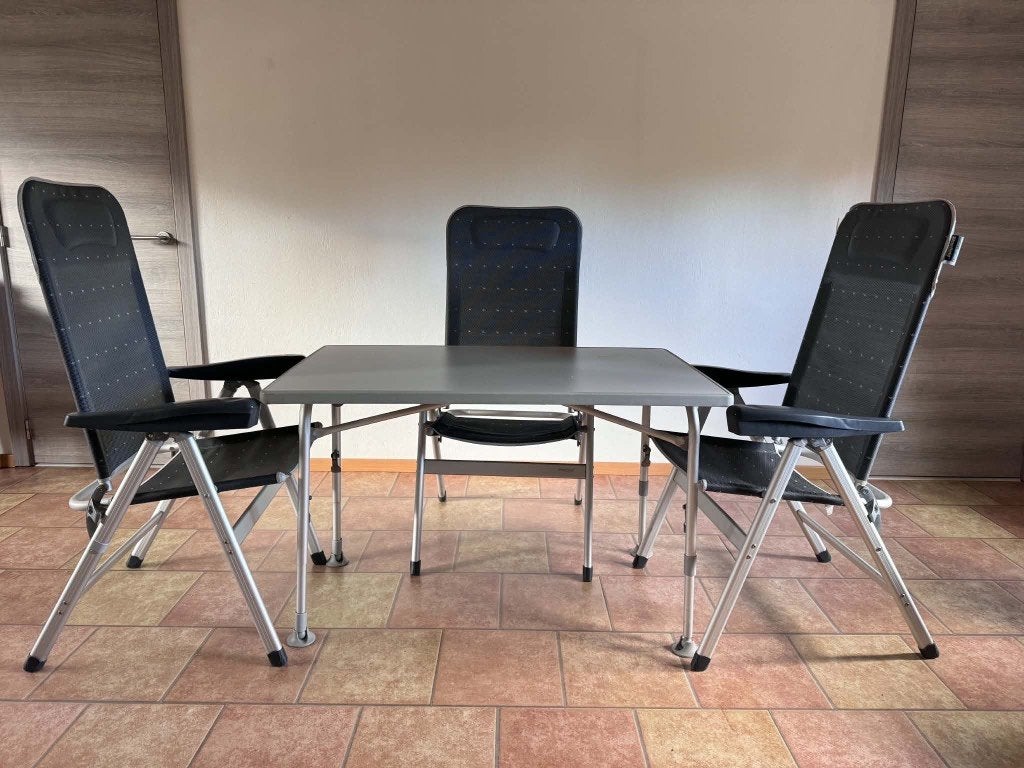 Ensemble table et chaises de camping, Caravanes & Camping, Enlèvement