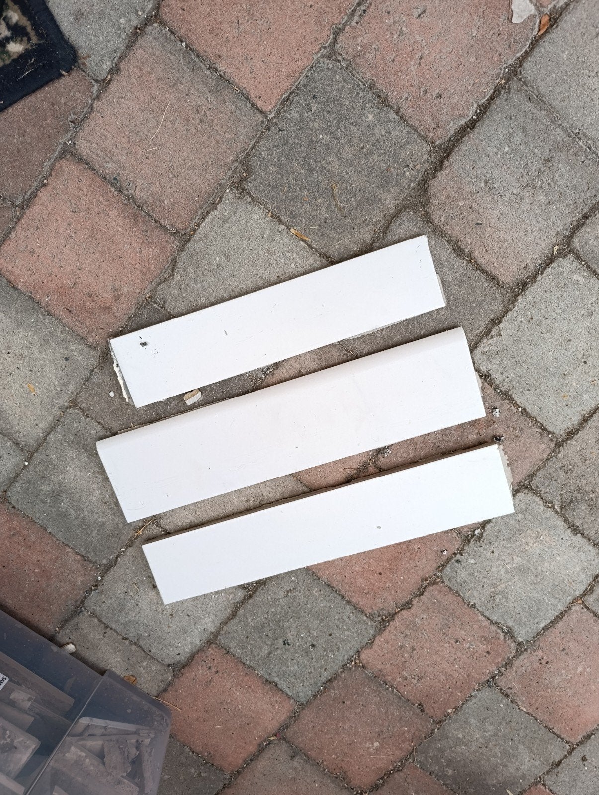 plinten/tegels, Bricolage & Construction, Dalles & Carrelages, Enlèvement