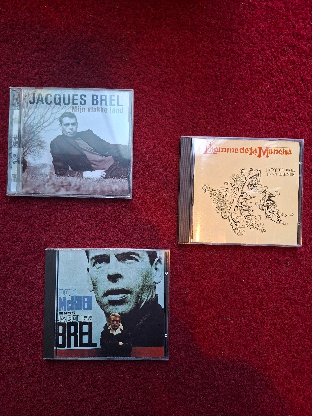 Lot de 3 CD Jacques Brel, très bien entretenus., Enlèvement ou Envoi, Comme neuf, Compilation, Chanson