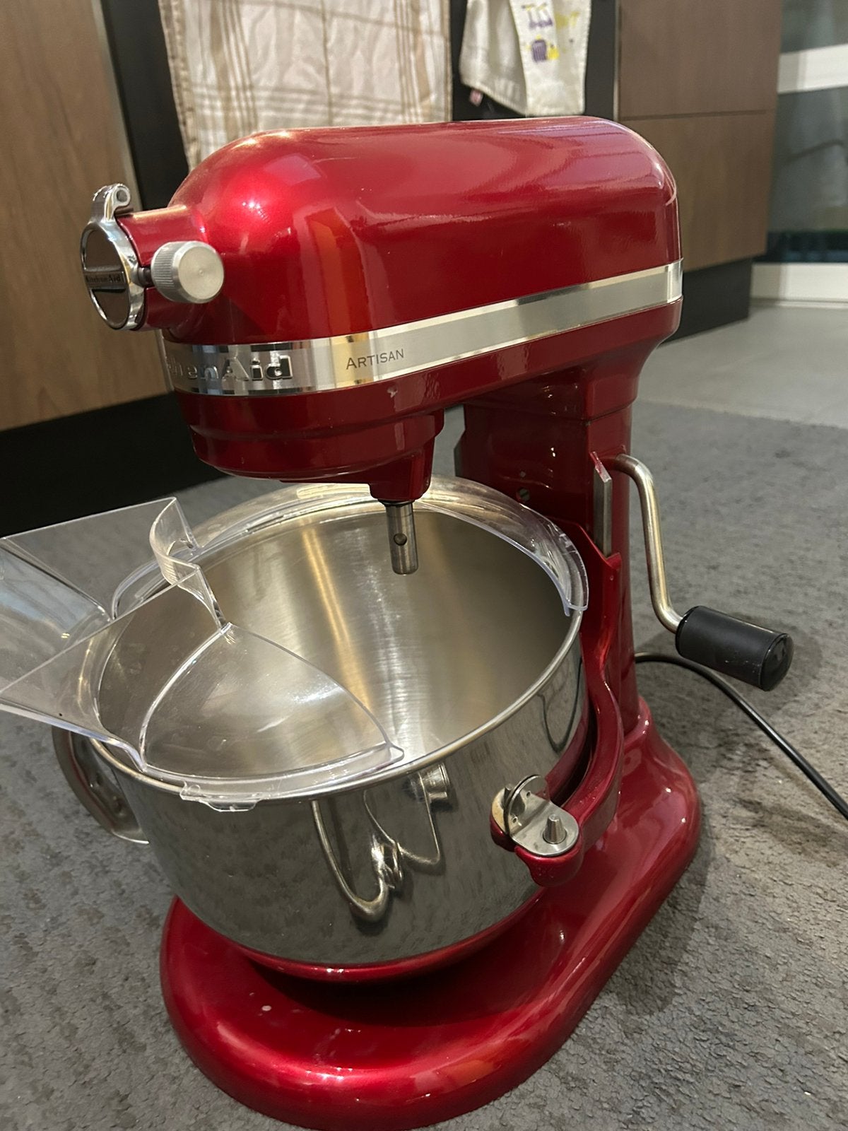 KitchenAid Artisan 6,6L – Rood – Slechts paar keer gebruikt, Ophalen, Zo goed als nieuw