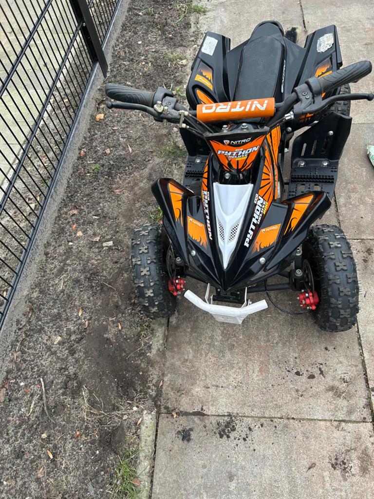 Stoere Nitro Motors Python Deluxe elektrische kinderquad