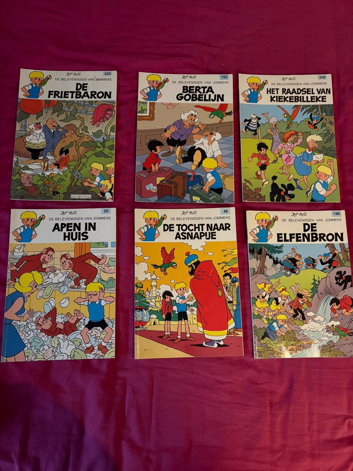 Strips jommeke en fc de kampioenen, Boeken, Meerdere stripboeken, Ophalen, Zo goed als nieuw