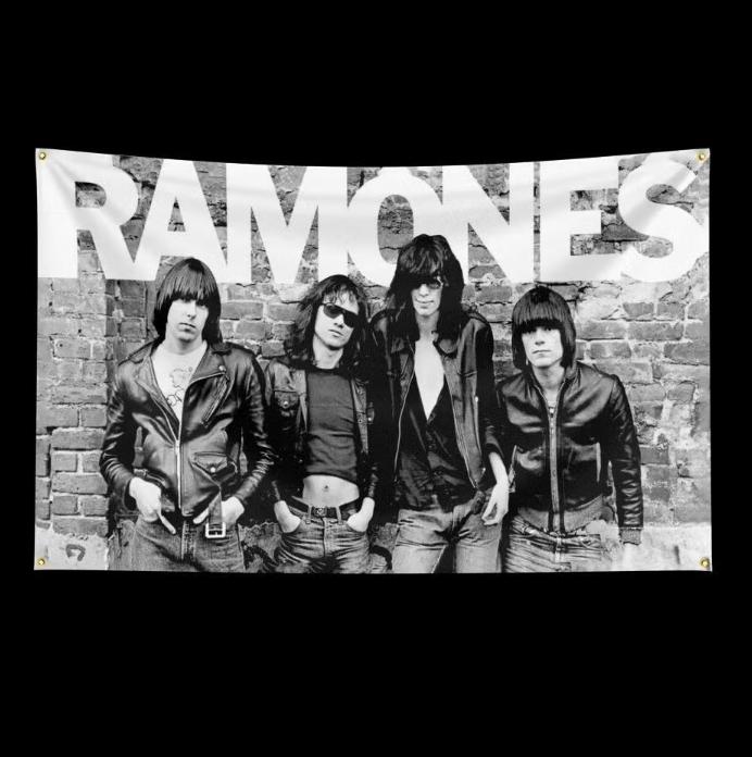Grote vlaggen The Ramones (150x90cm), Ophalen of Verzenden, Nieuw