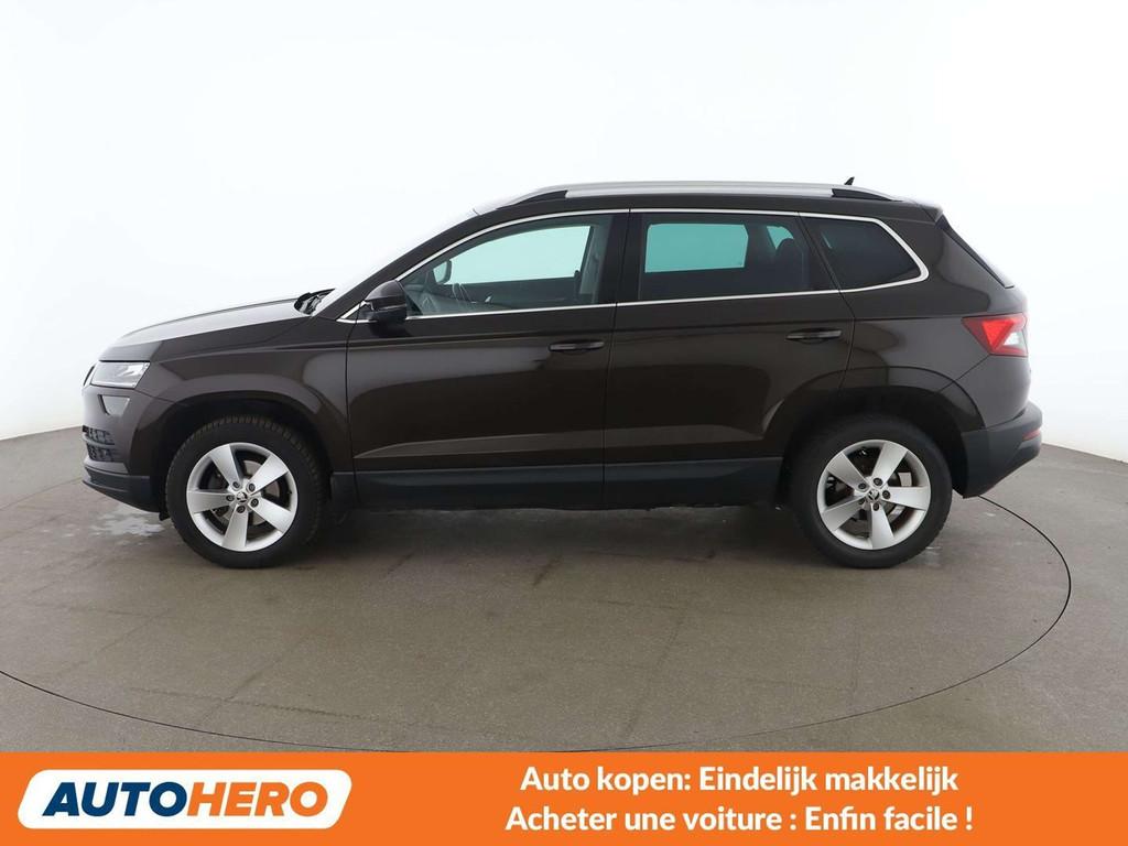 Skoda Karoq 1.6 TDI Style (bj 2018, automaat), Auto's, Skoda, 1441 kg, Stof, Gebruikt, Euro 6