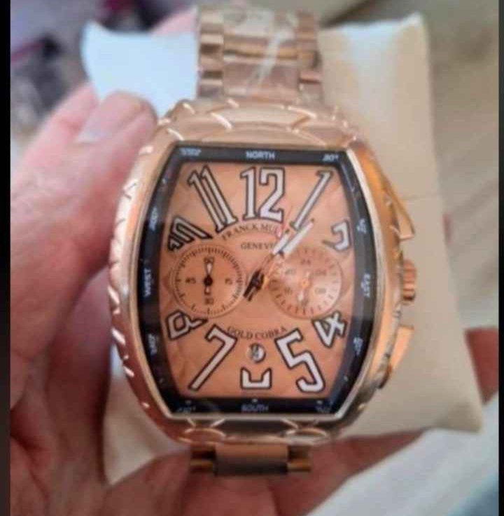 Montre Franck Müller pour homme Chronographe en or rose, Autres marques, Enlèvement ou Envoi, Acier, Acier
