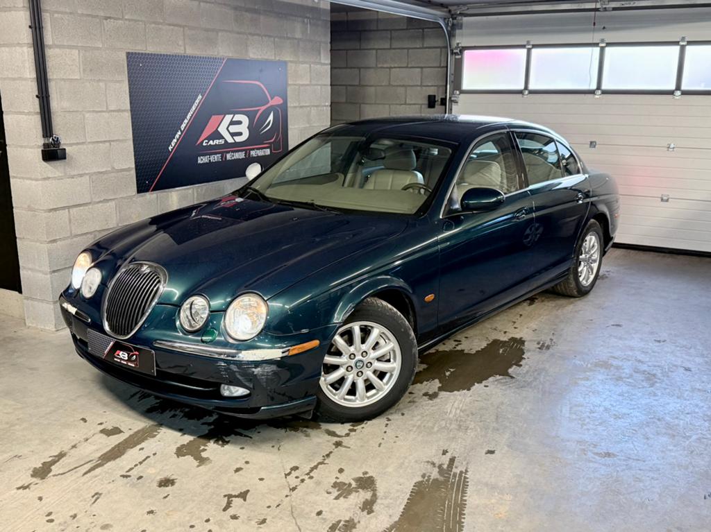 Jaguar S-Type • 3L V6 238PK Benzine • 154.000 km • 2002, Auto's, Automaat, Achterwielaandrijving, Beige, 175 kW