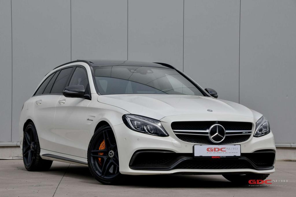 Mercedes-Benz C-Klasse 63 AMG C 63 AMG S I Carbon pakket I P, Auto's, Automaat, Wit, Leder, 5 deurs