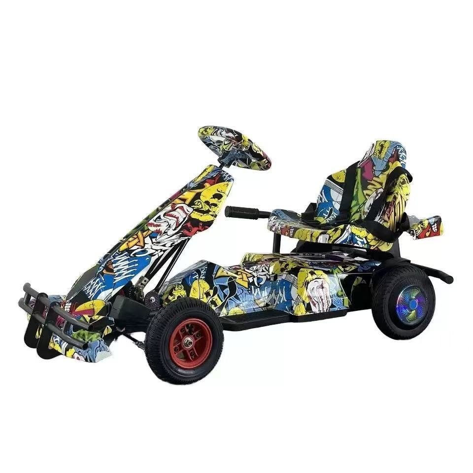 Joker elektrische GO kart 36v 250w Geel- 25km per uur, Nieuw
