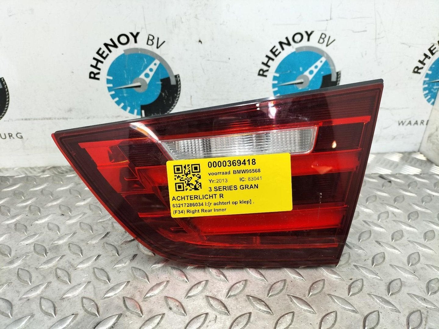 BMW 3 SERIES GRAN TURISMO (GT) ACHTERLICHT R 2013, Enlèvement ou Envoi, Utilisé, ARN reconnu