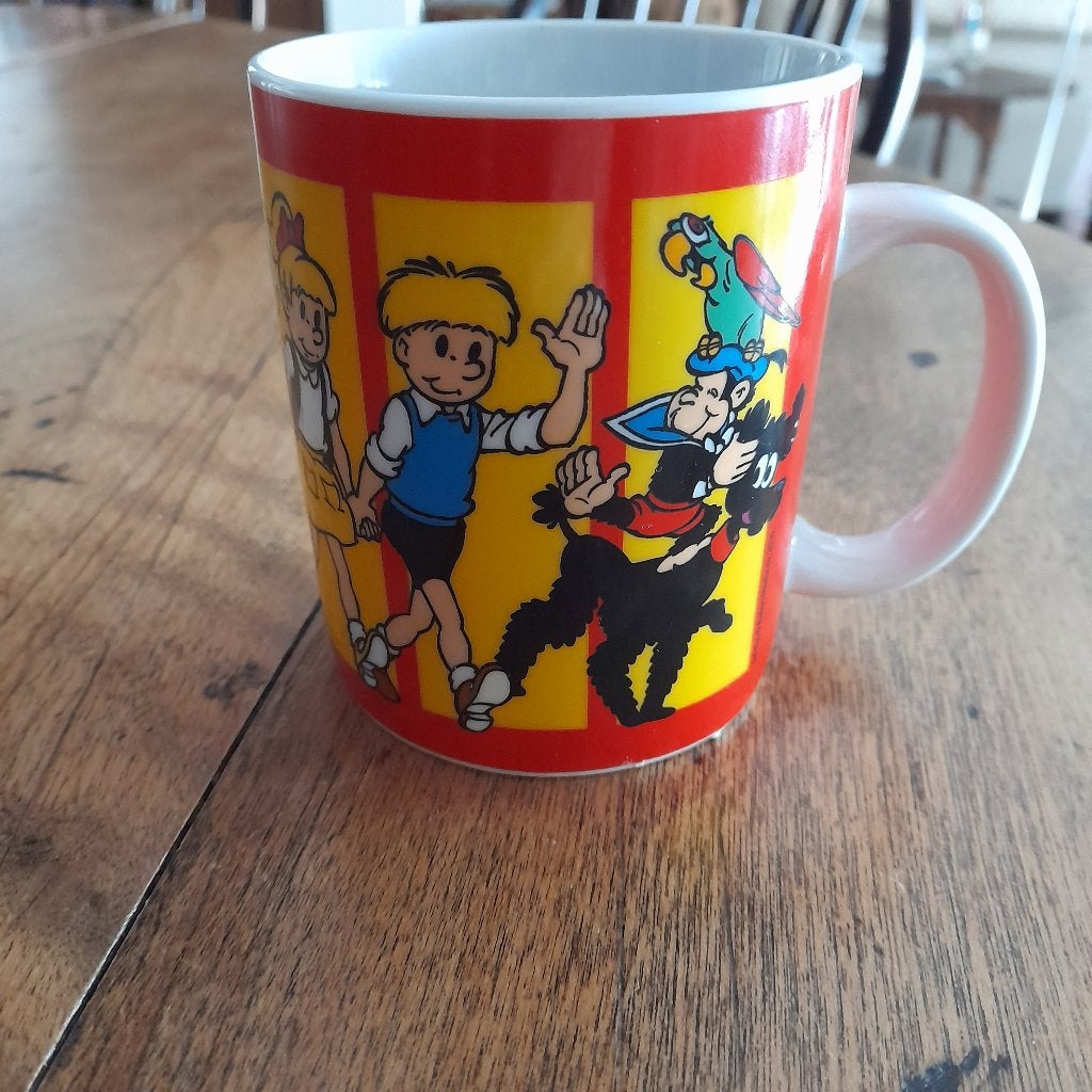 jommeke/ mok koffietas teetas met 6 figuren, Ophalen of Verzenden