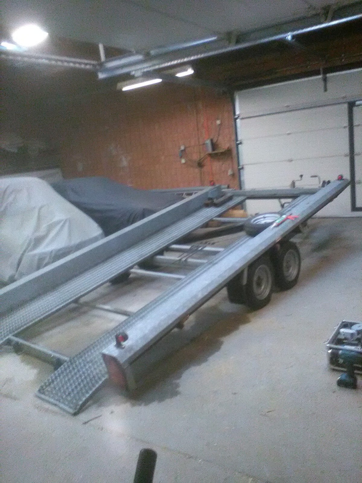 Kipbare autotrailer Hapert 2700kg, Auto diversen, Ophalen, Zo goed als nieuw
