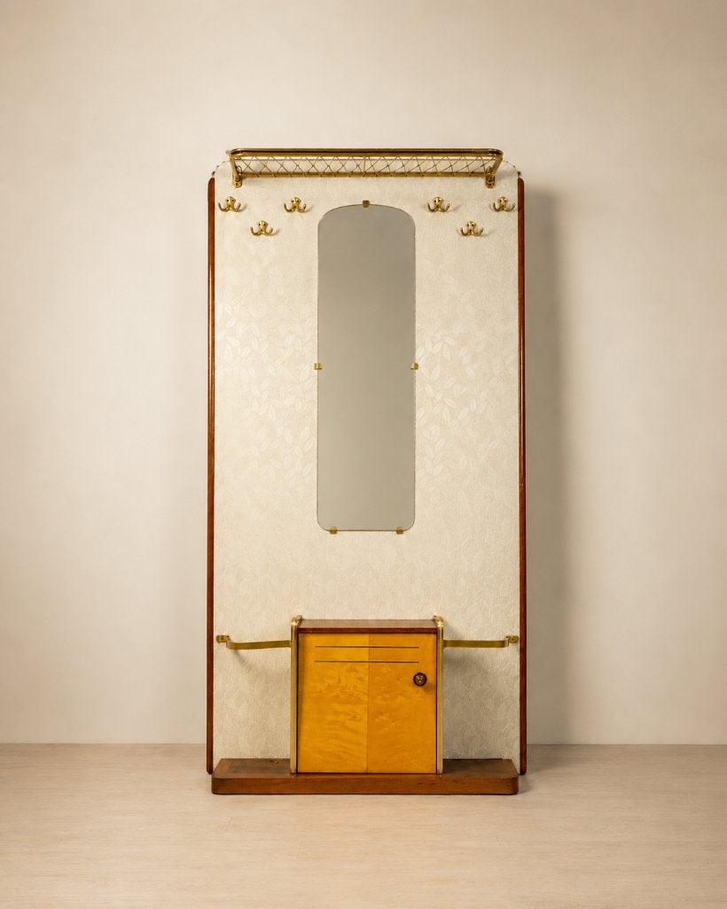 Prachtige vintage staande kapstok, Enlèvement, Utilisé, Métal, Portemanteau sur pied
