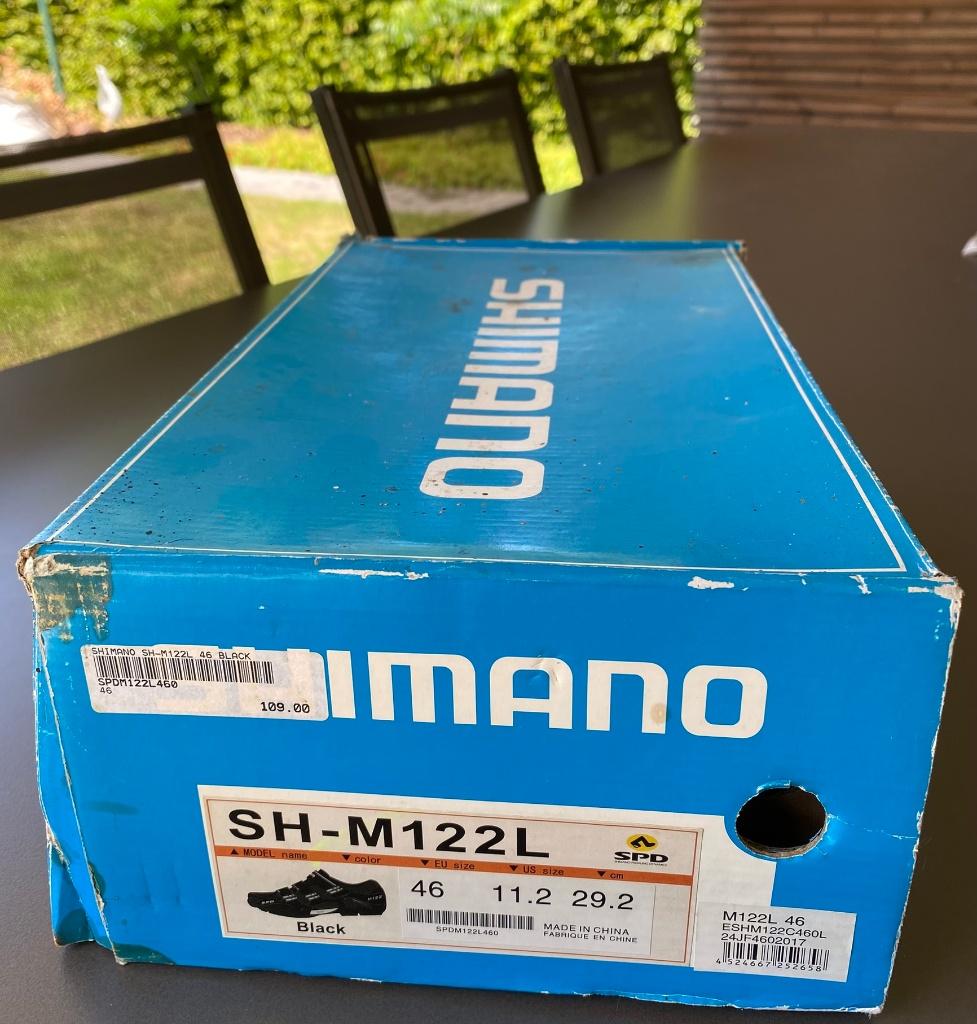 Rennersschoen Shimano M122L, Fietsen en Brommers, Schimano, Schoenen, Overige maten, Ophalen of Verzenden