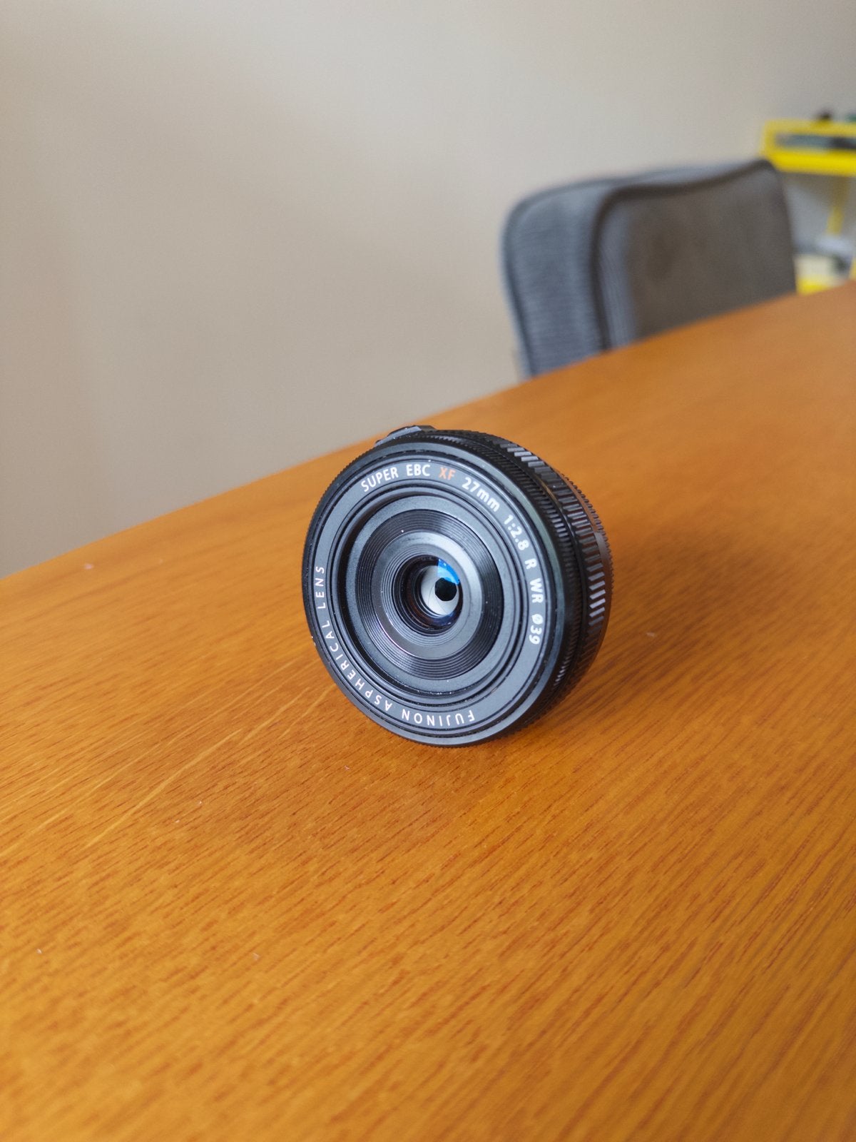 Fujifilm 27mm lens, Enlèvement