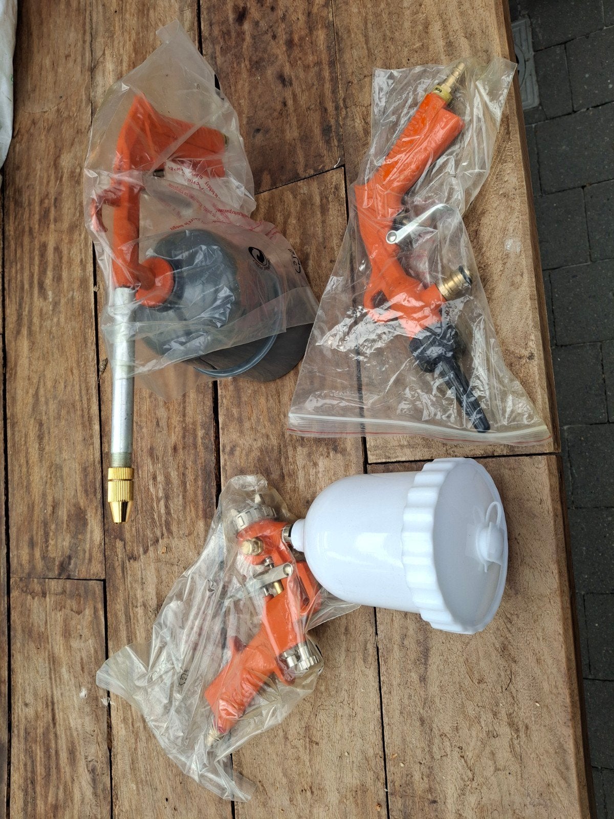 pistolet pulvérisateur, Enlèvement