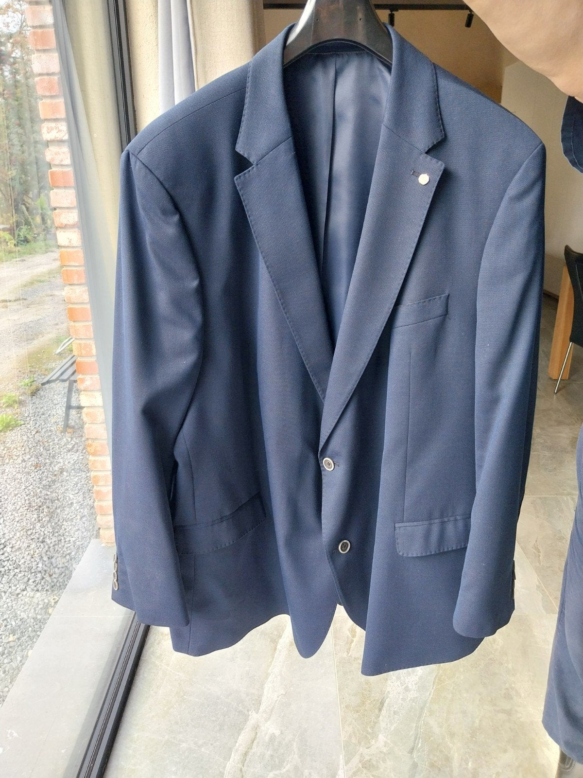 blauwe blazer Bugatti maat 35 staat voor 68/70, Bugatti, Blauw, Ophalen of Verzenden, Zo goed als nieuw