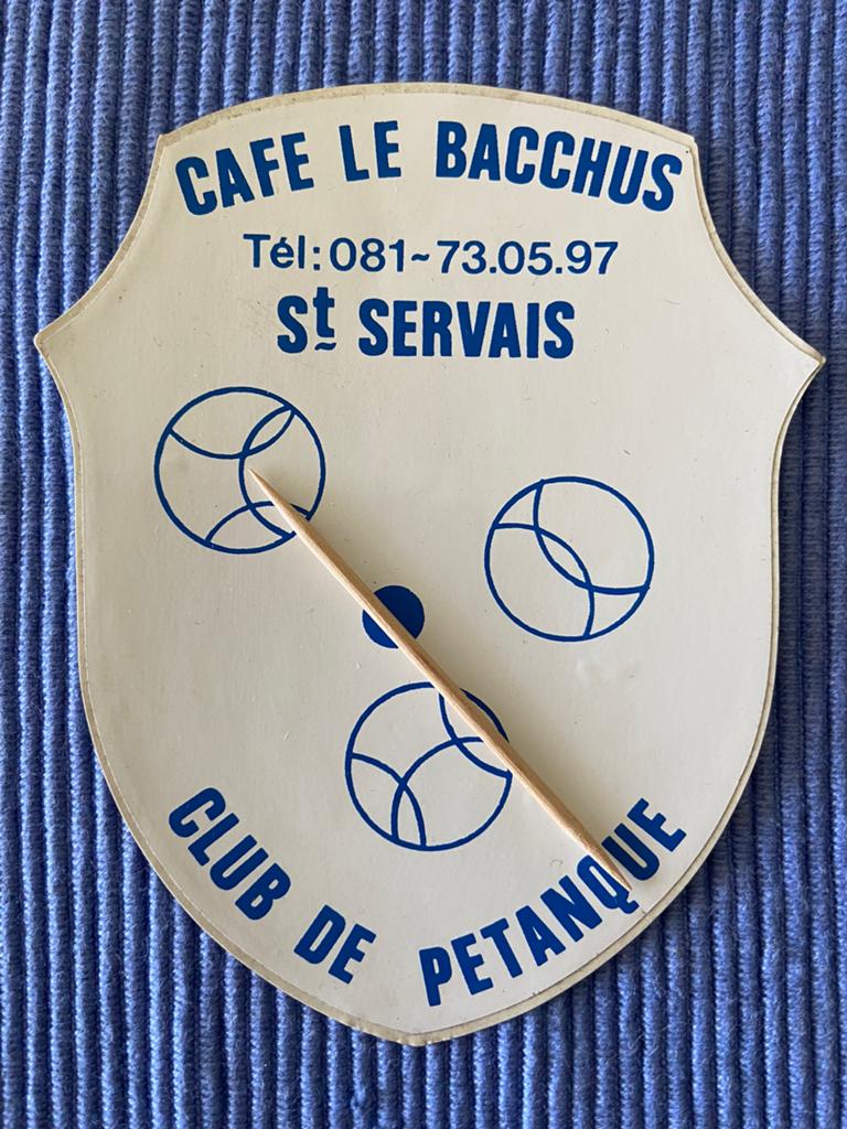 Super sticker St SERVAIS - CAFÉ LE BACCHUS, Enlèvement ou Envoi, Comme neuf