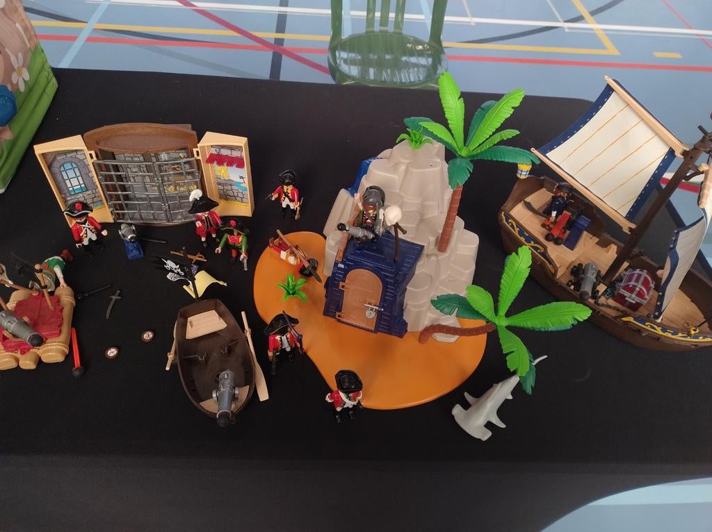 Playmobil piraten, Ophalen