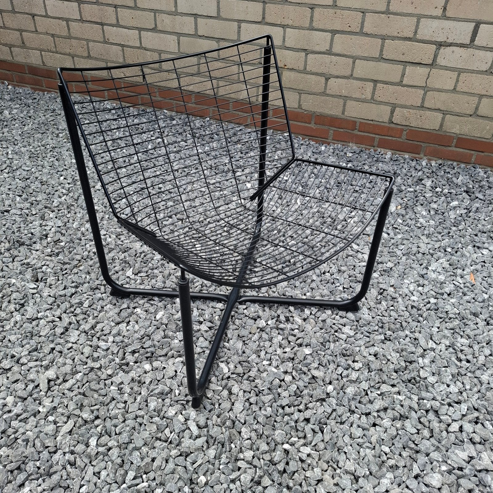 Ikea SKÅLBODA stoel ,draadstoel ijzer zwart, Ophalen