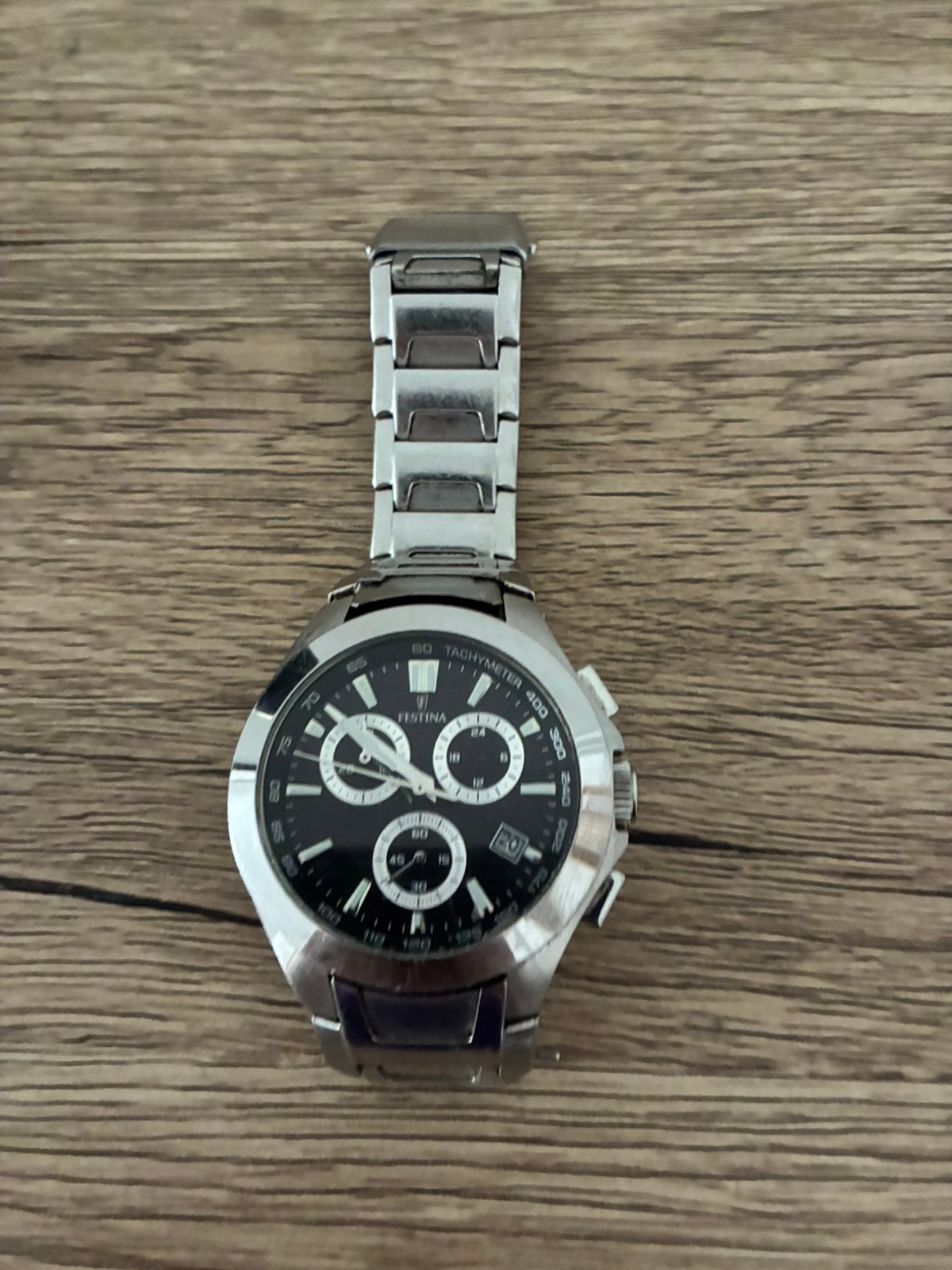 Festina horloge, Handtassen en Accessoires, Horloges | Heren, Overige merken, Gebruikt, Staal, Polshorloge