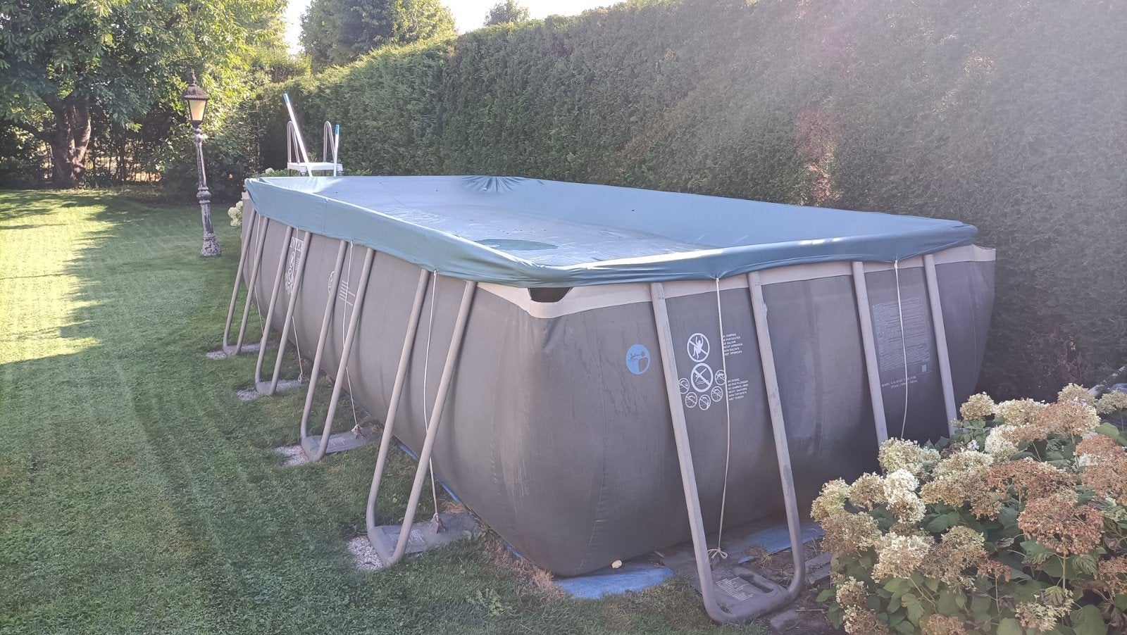 Zwembad compleet met accesoires an warmtepomp.Intex, Ophalen
