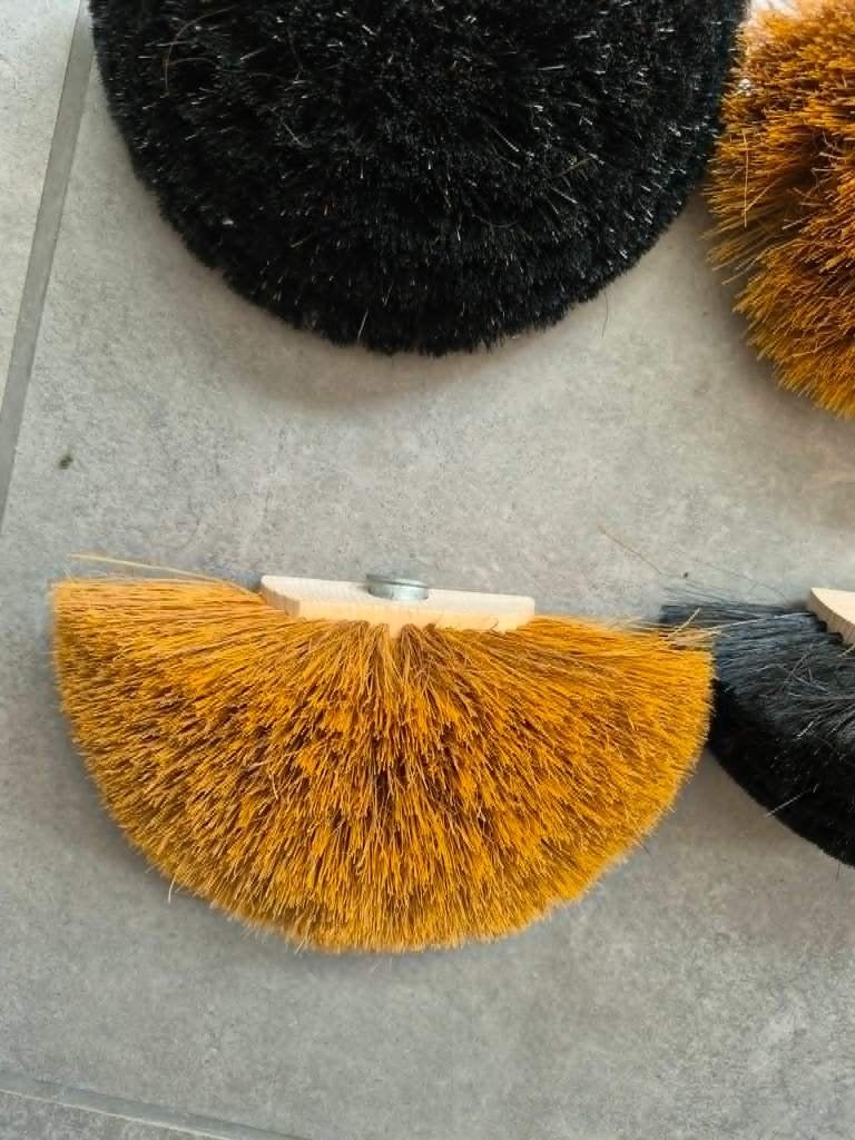 3 Ragebol borstels 2x zwart 1x bruin, Ophalen of Verzenden, Bezem of Borstel