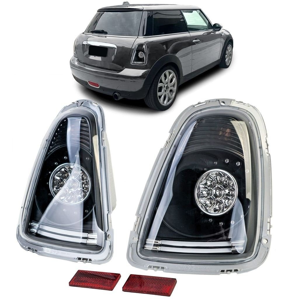LED Achterlichten Mini R56 2006-2010 Zwart Smoke Chrome, Verzenden