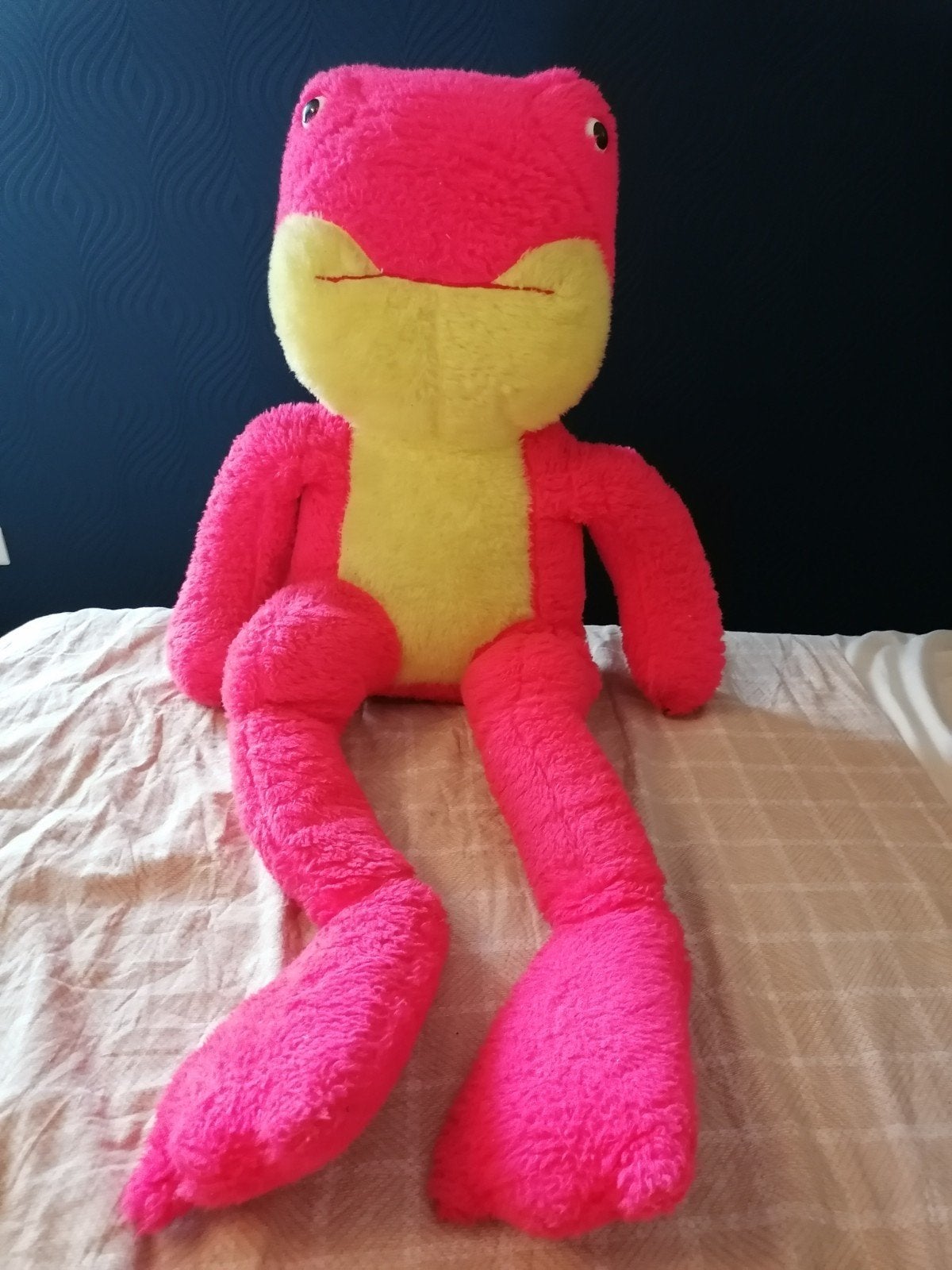Jouet en peluche, grosse grenouille, Enlèvement, Grenouille