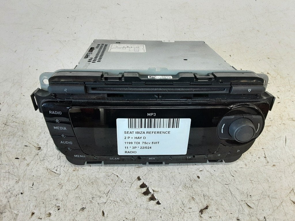 RADIO Seat Ibiza IV SC (6J1) (01-2008/12-2016) (6J1035153G), Gebruikt, Service@seat.de, Seat Deutschland GmbH, Seat