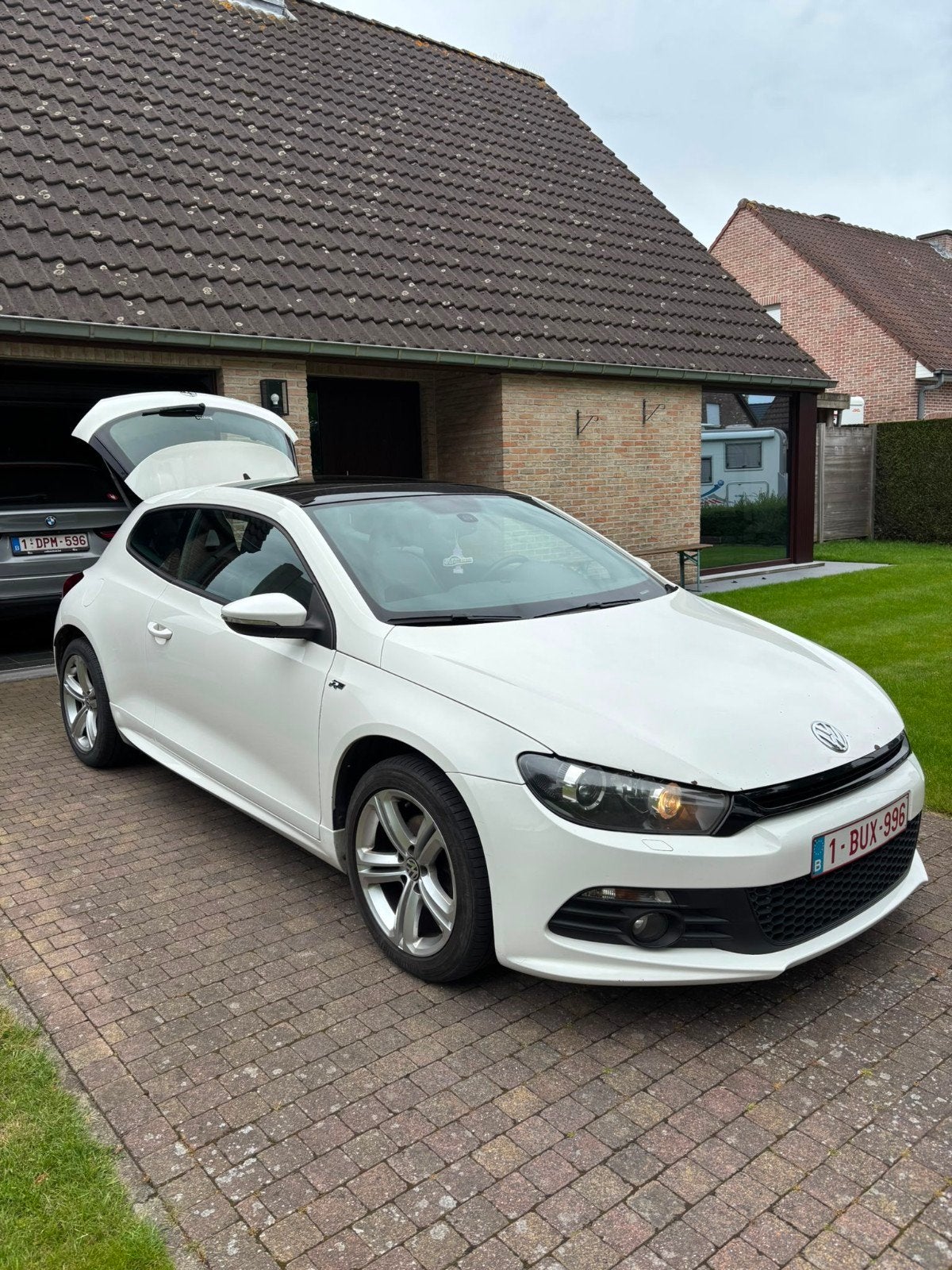 Volkswagen Scirocco 2.0 TDI 136 pk, Auto's, Volkswagen, Wit, Diesel, Airconditioning, Particulier