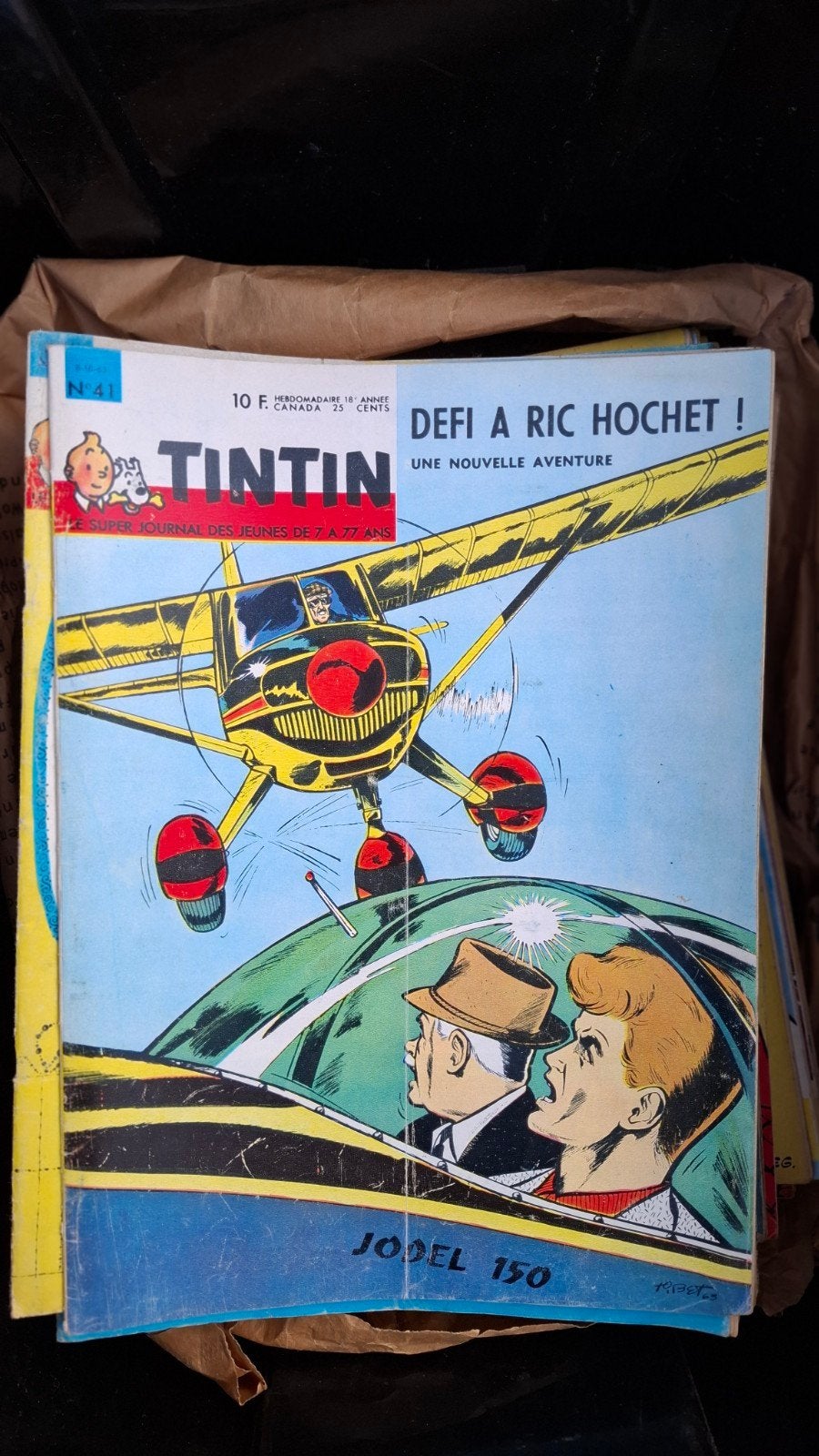 Journal Tintin année 1963 complet manque 15, 28, 30, Livres, Enlèvement