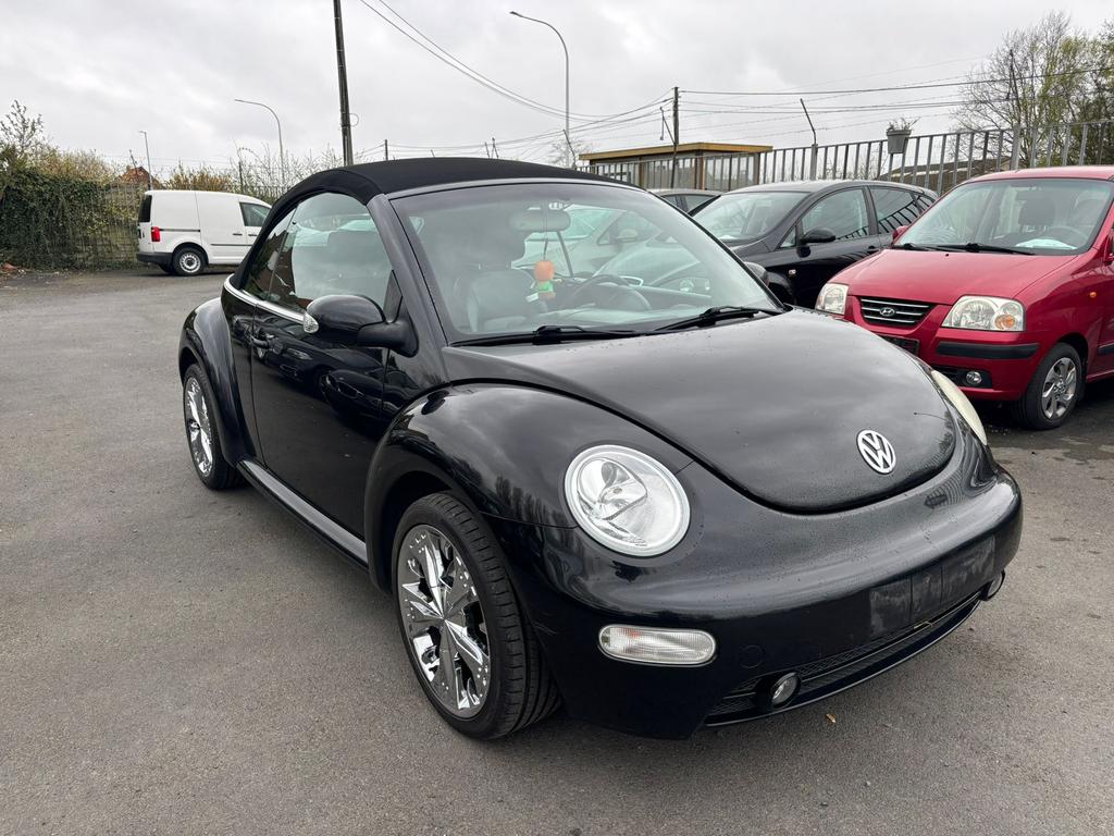 VW BEETEL DIESEL 1.9 EU4, 4 zetels, 4 cilinders, Cabriolet, Zwart
