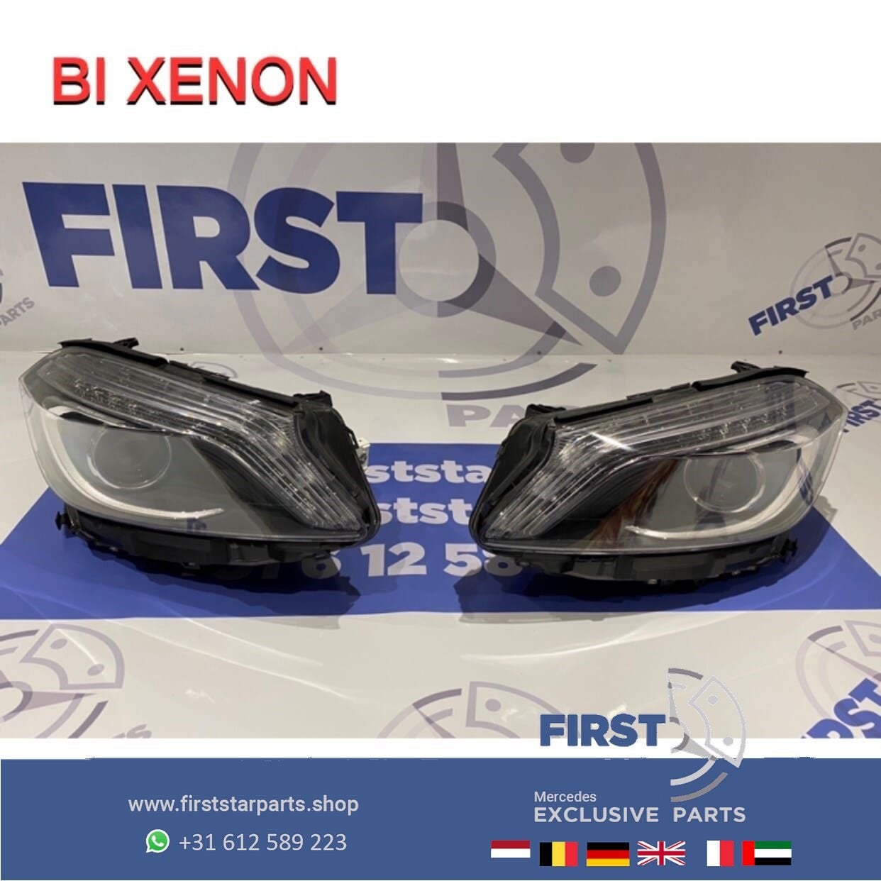 W176 LED BI XENON KOPLAMP RECHTS Mercedes A KLASSE 2013-2016, Utilisé, -, -, Enlèvement ou Envoi