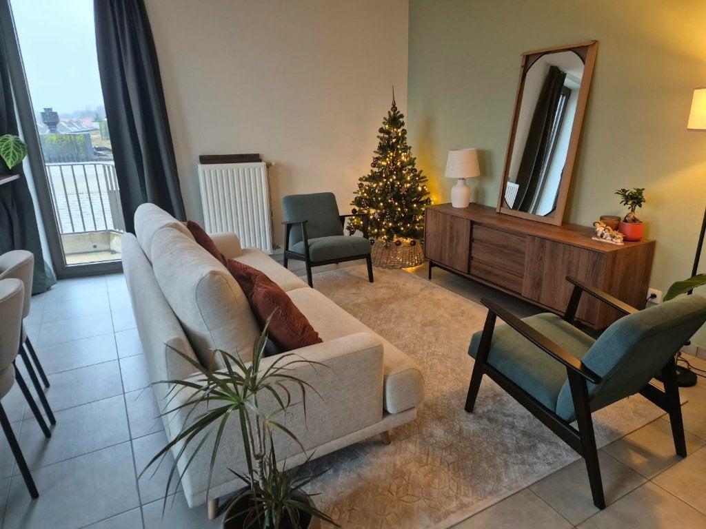 3-zitsbank KARIN beige/ecru – 231 cm — €550, 200 à 250 cm, Banc droit, Bois, Comme neuf