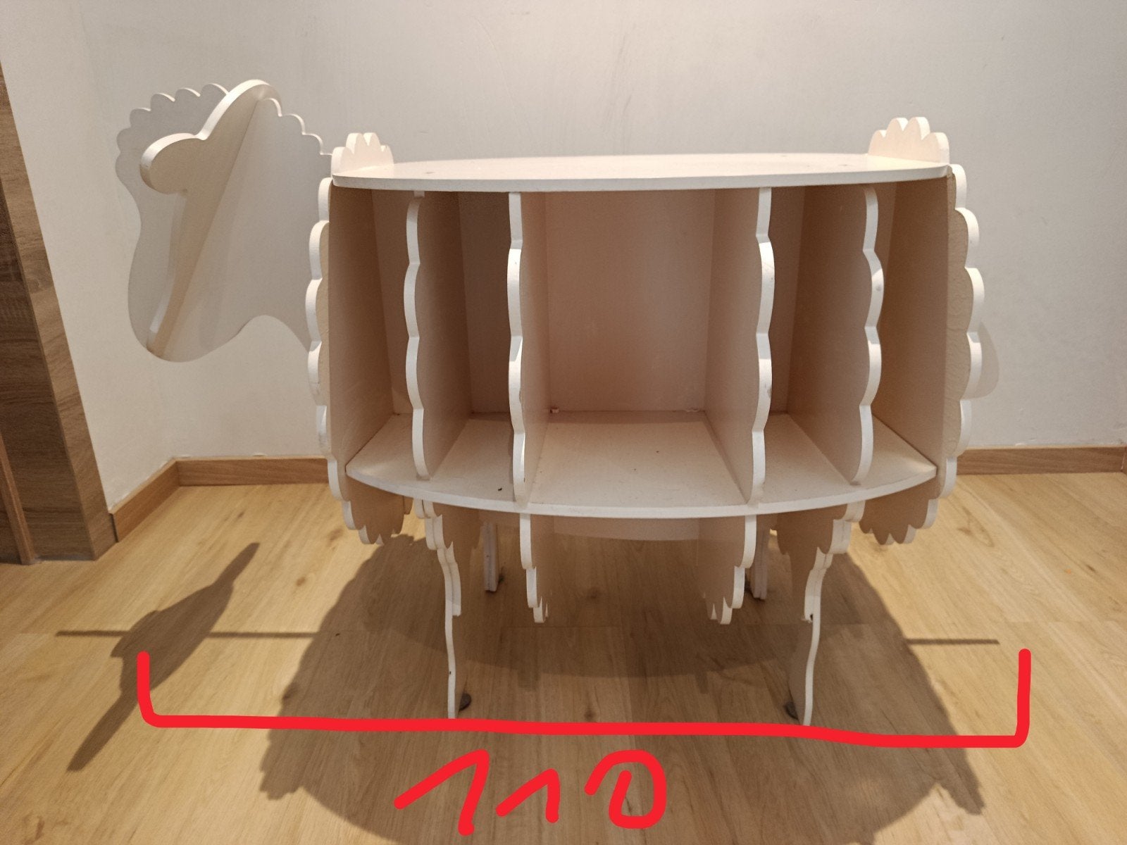 Decoratief houten schaap voor boekjes - boekenkastje, Ophalen