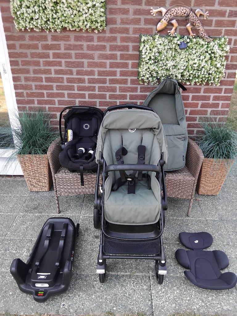 Bugaboo Fox 3 + Nuna PIPA + Base Isofix + accesoires, Bugaboo, Pneus, Enlèvement, Utilisé