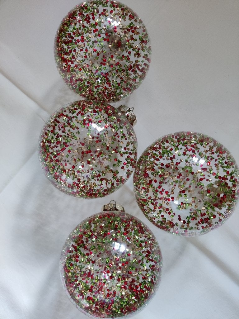 Luxueuze kerstballen XL Goodwill (4 beschikbaar) - prijs/st, Diversen, Ophalen of Verzenden, Zo goed als nieuw
