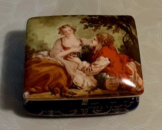 Porcelaine de Paris doosje, Ophalen of Verzenden