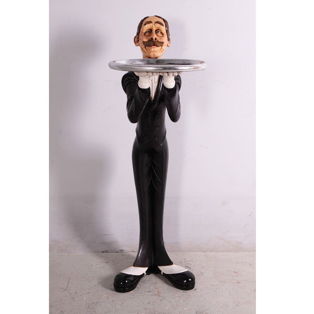 Butler Skinny — Statue de serveur Hauteur 116 cm, Enlèvement, Neuf