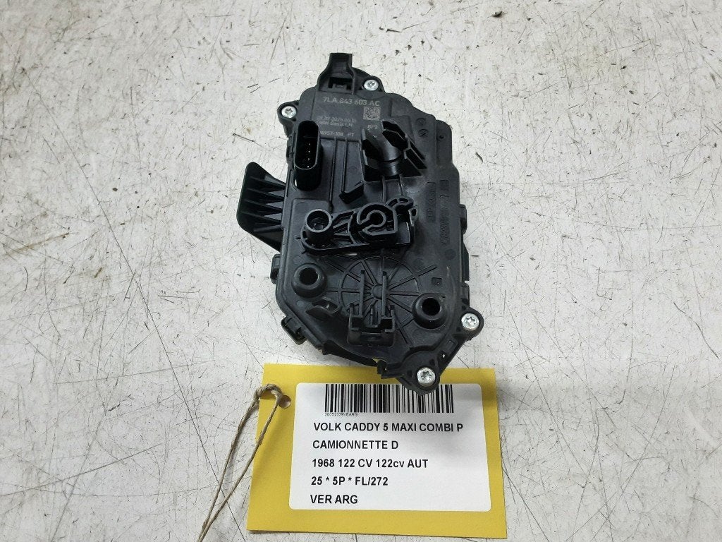 SERRURE DE PORTE ARRIÈRE GAUCHE Caddy Combi V (SBB / SBJ), Arrière, Volkswagen, Volkswagen AG, Utilisé