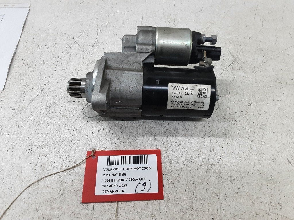 DÉMARREUR Volkswagen Golf VII (AUA) (02E911023S), Autos : Pièces & Accessoires, Volkswagen, Mevr. I. Hauben, Utilisé, Rue de l'Espoir 34 34
4030  GRIVEGNÉE, BE