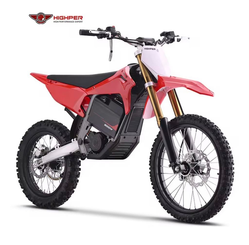 Highper Dirtbike | 8000W 72v 35ah | Elektrische Motorcrosser, Ophalen of Verzenden, Zo goed als nieuw, Dirtbike