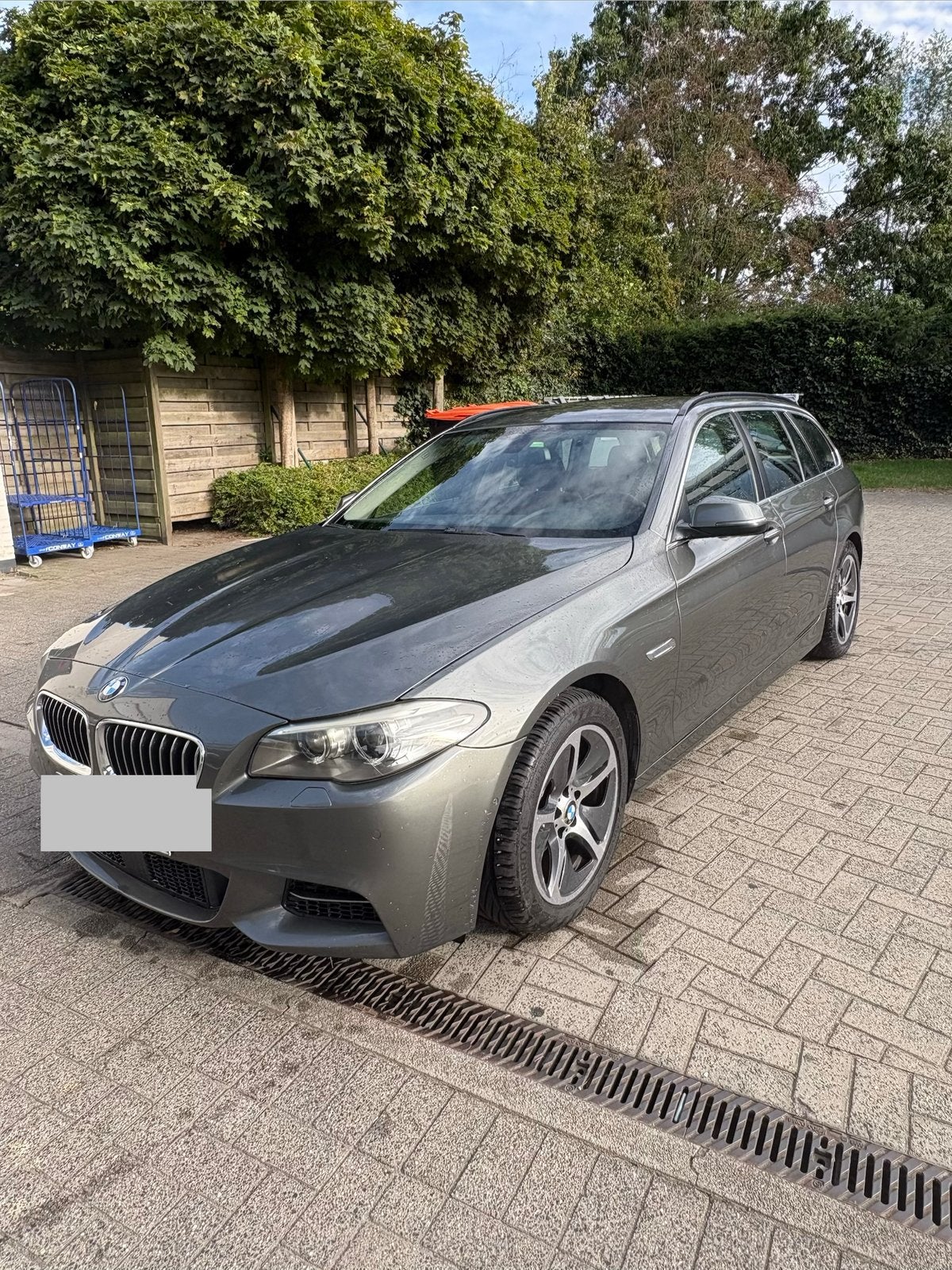 Bmw 520 d break €6, Autos, BMW, Cuir, Argent ou Gris, 5 portes, Automatique