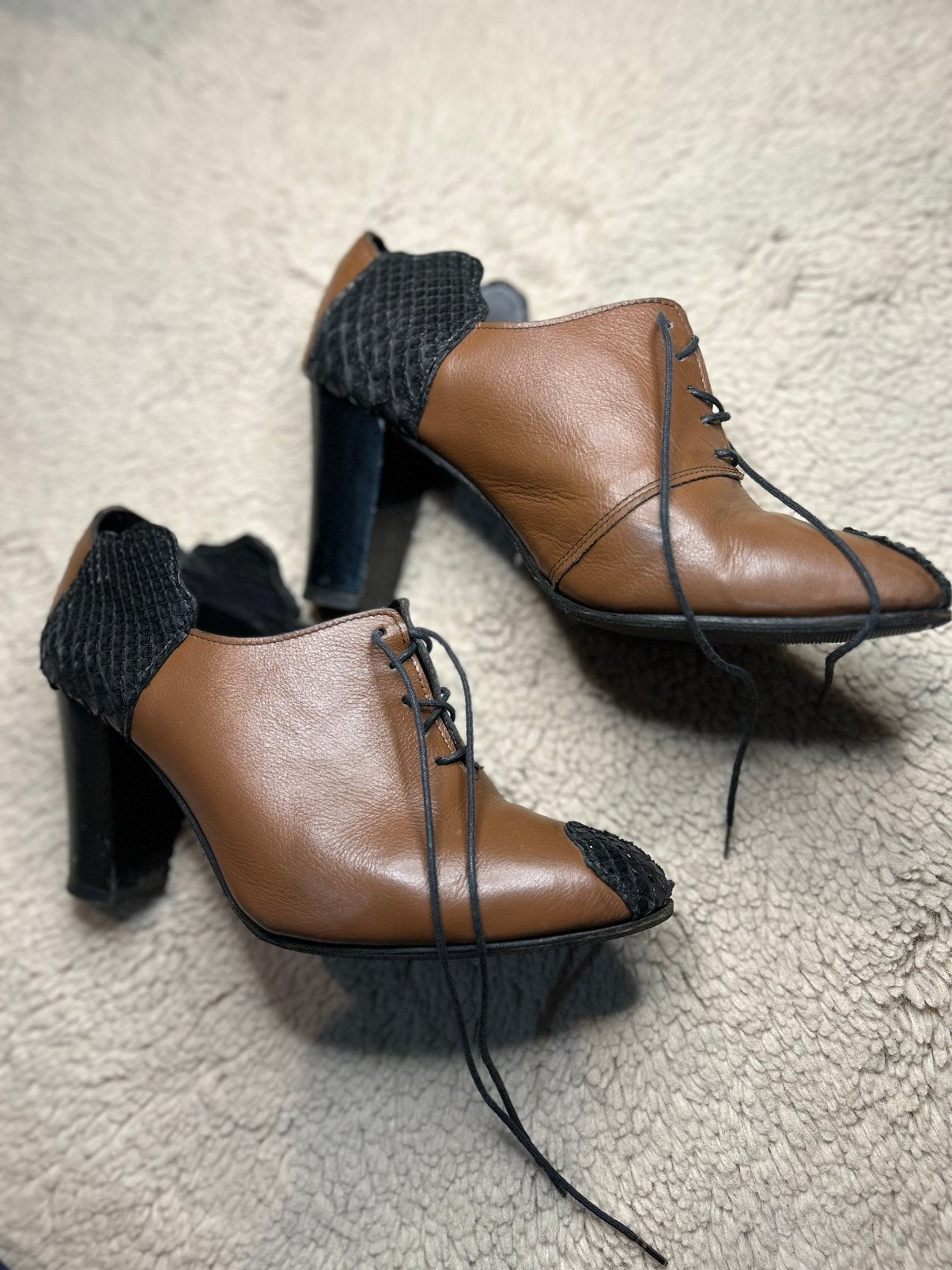 Bottines Alex Schrijvers faites à la main en cuir véritable, Vêtements | Hommes, Chaussures, Chaussures à lacets, Brun, Porté