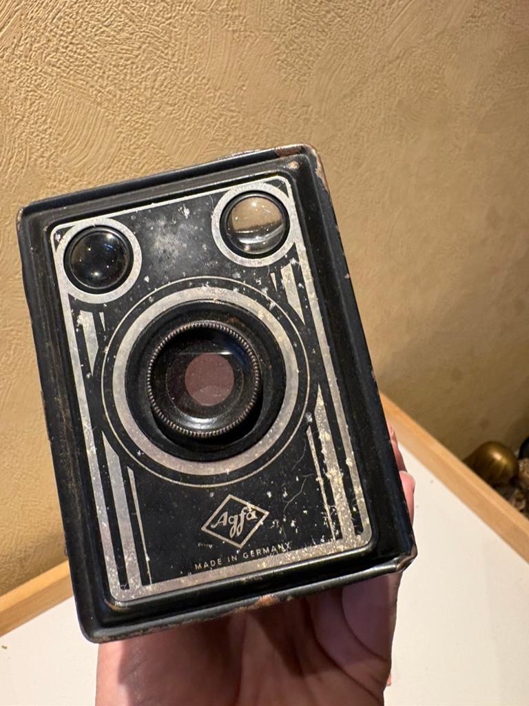vintage Agfa Synchro Box camera 1930, Verzamelen, Foto-apparatuur en Filmapparatuur, Fototoestel, Voor 1940, Ophalen