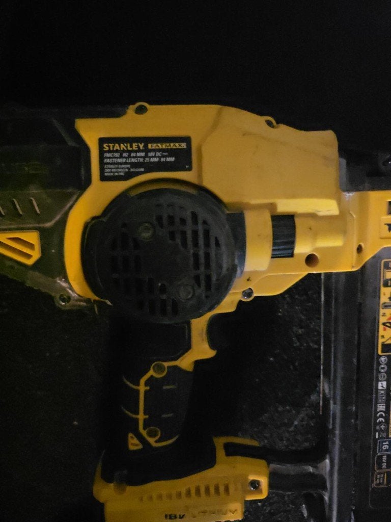 Fatmax nietpistool, Doe-het-zelf en Bouw, Ophalen of Verzenden, Gebruikt, Haakse slijper, Stanley