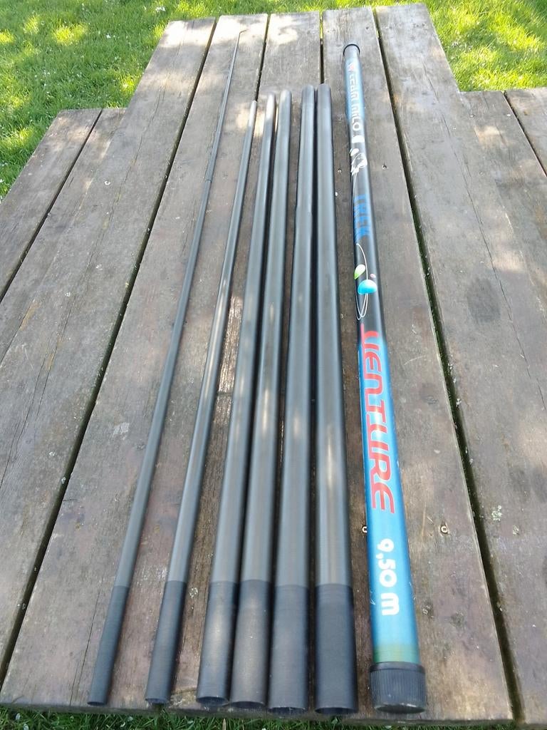 Canne au coup carpe Milo Trek venture 9, 50m, Ophalen