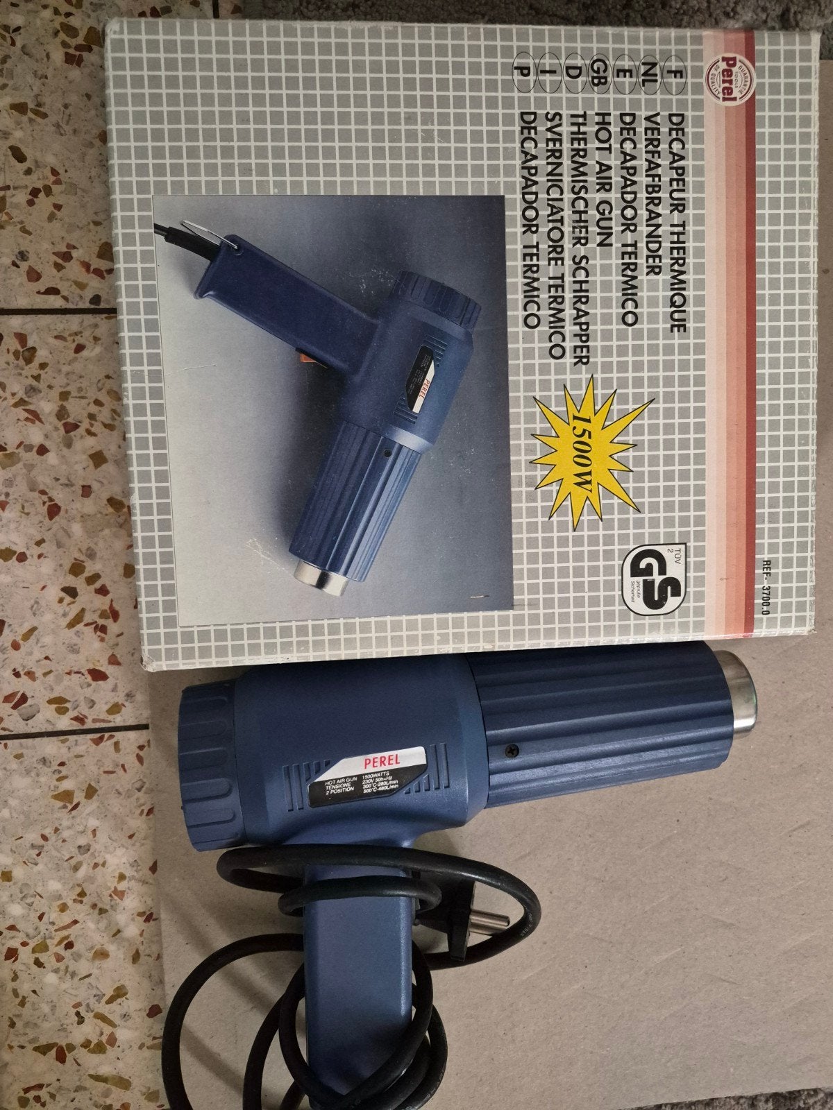 Décapeur thermique 1500watt.         2 position, Bricolage & Construction