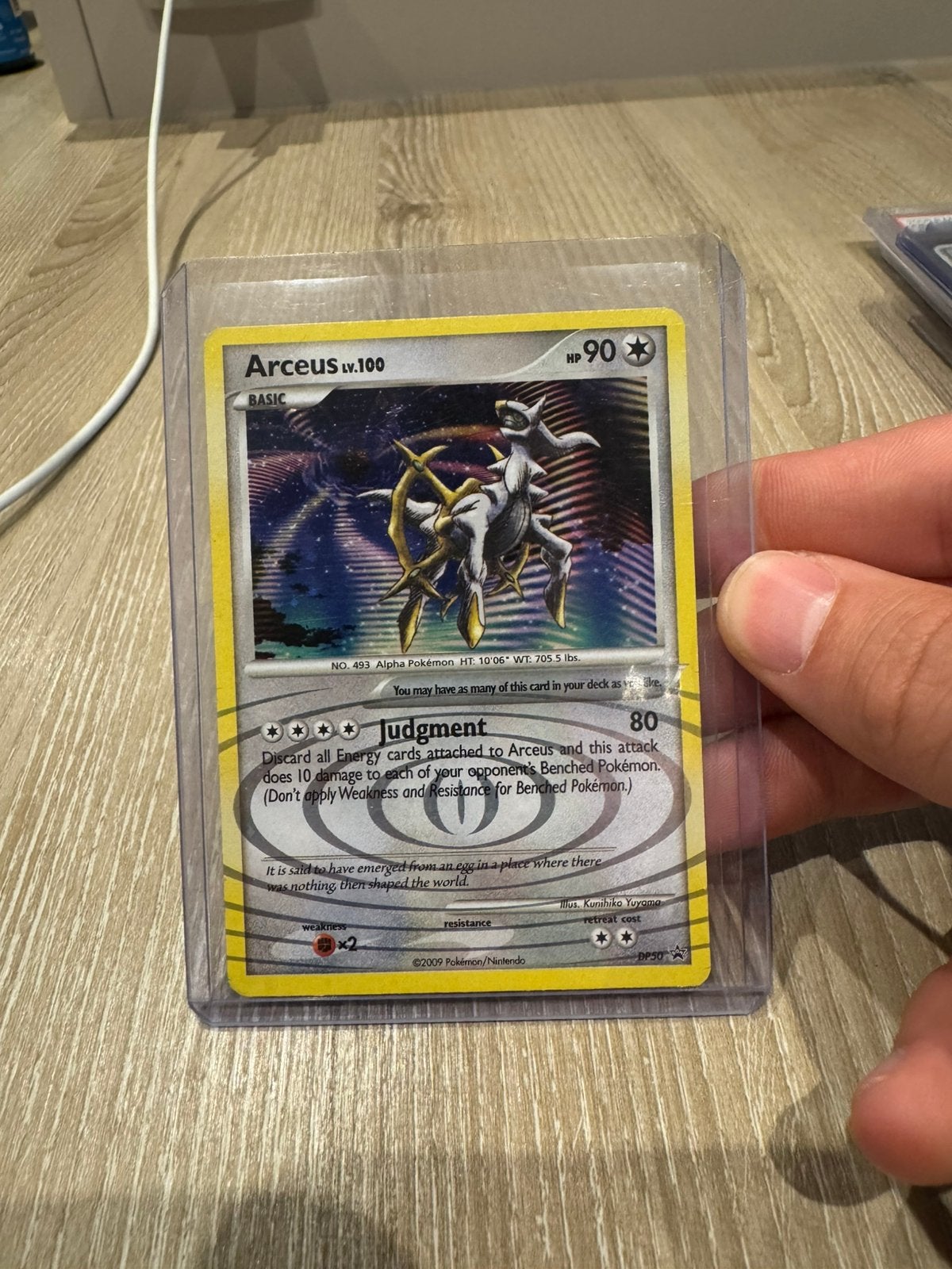 Arceus #DP50 Pokemon Promo, Ophalen of Verzenden, Zo goed als nieuw