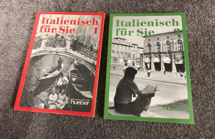 Italienisch für Sie - deel 1 en 2  taalcursus Italiaans, Ophalen of Verzenden, Zo goed als nieuw